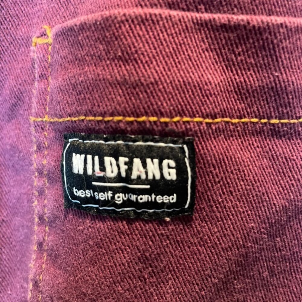 Wildfang Women's Burgundy Short-Sleeve Jumpsuit - Picture 4 of 7